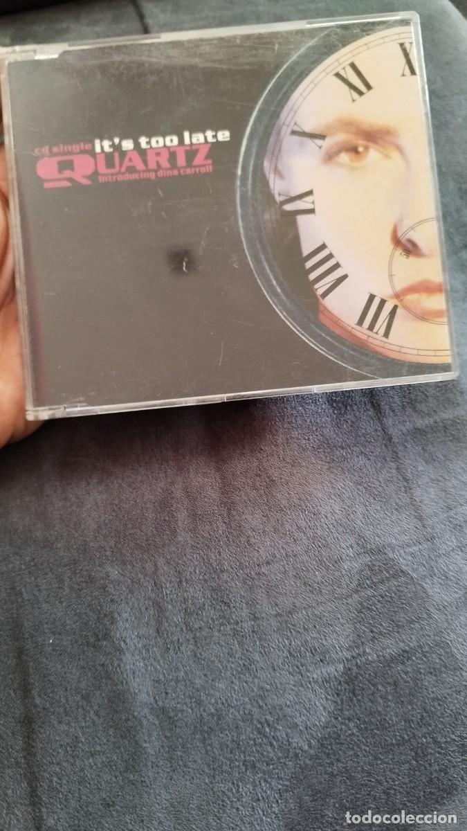 CDs de m&uacute;sica: Quartz,Introducing Dina Carroll &ndash; Its Too Late.Cd Single - Foto 1