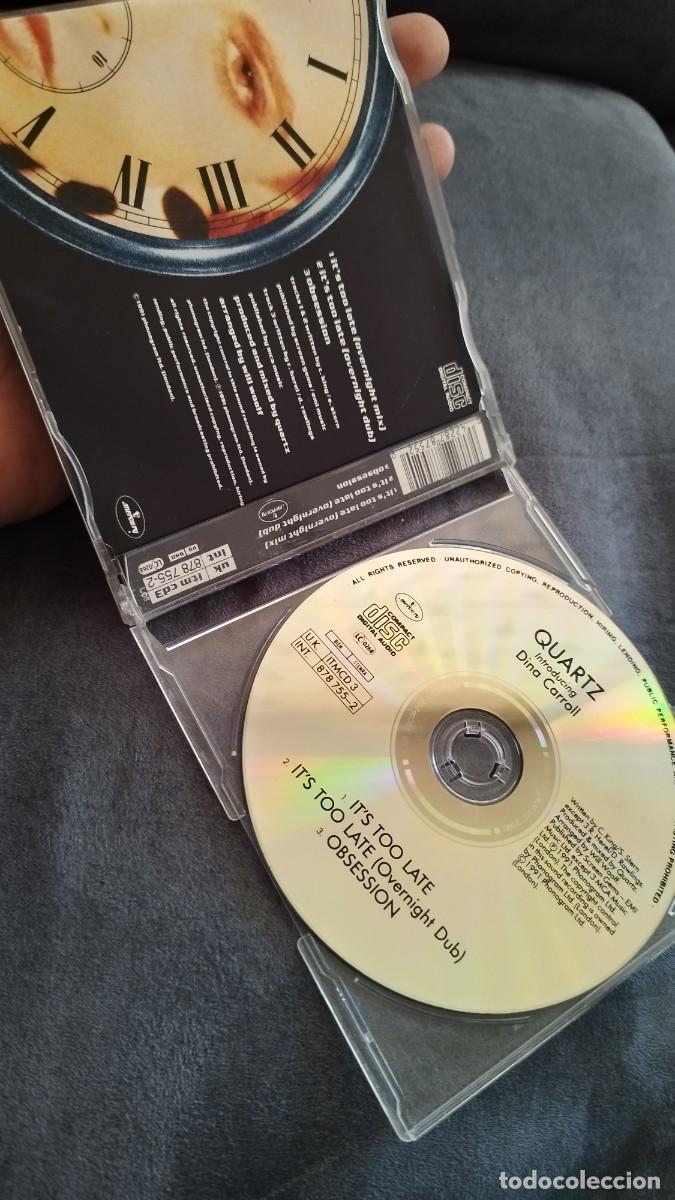 CDs de m&uacute;sica: Quartz,Introducing Dina Carroll &ndash; Its Too Late.Cd Single - Foto 2