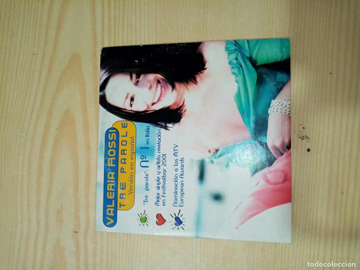 CDs de m&uacute;sica: VALERIA ROSSI. TRE PAROLE VERSION EN ESPA&Ntilde;OL. SINGLE CD. MB3CD - Foto 1
