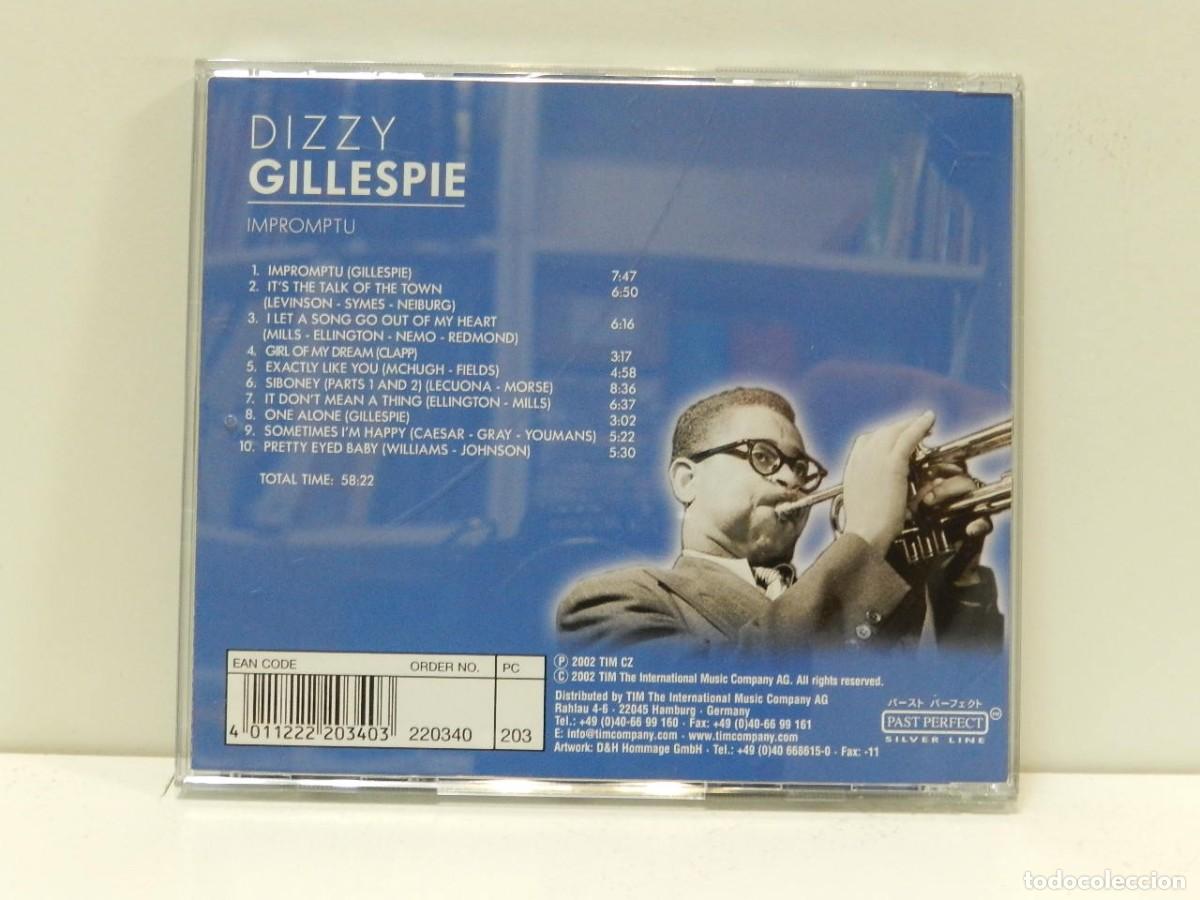 CDs de m&uacute;sica: DISCO CD. Dizzy Gillespie &ndash; Impromptu. COMPACT DISC. - Foto 2