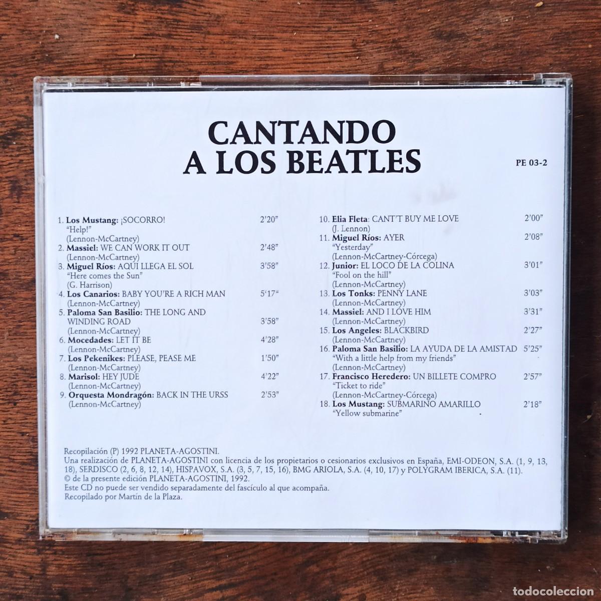 CDs de m&uacute;sica: CD Cantando A Los Beatles - Foto 2