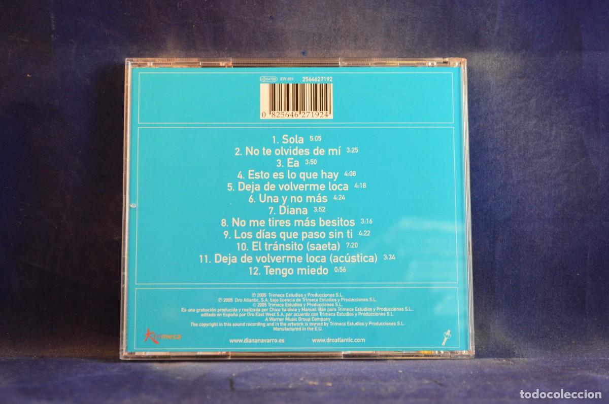 CDs de m&uacute;sica: DIANA NAVARRO &ndash; NO TE OLVIDES DE M&Iacute; - CD - Foto 2