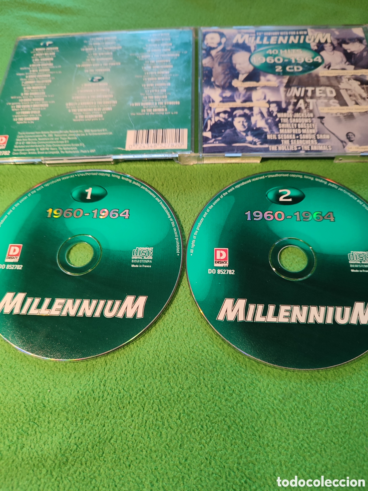 CDs de m&uacute;sica: Millenium 40 hits 1960-1964 2 CDs - Varios - Foto 2