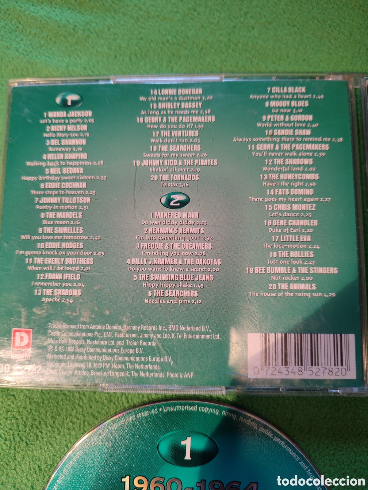 CDs de m&uacute;sica: Millenium 40 hits 1960-1964 2 CDs - Varios - Foto 3