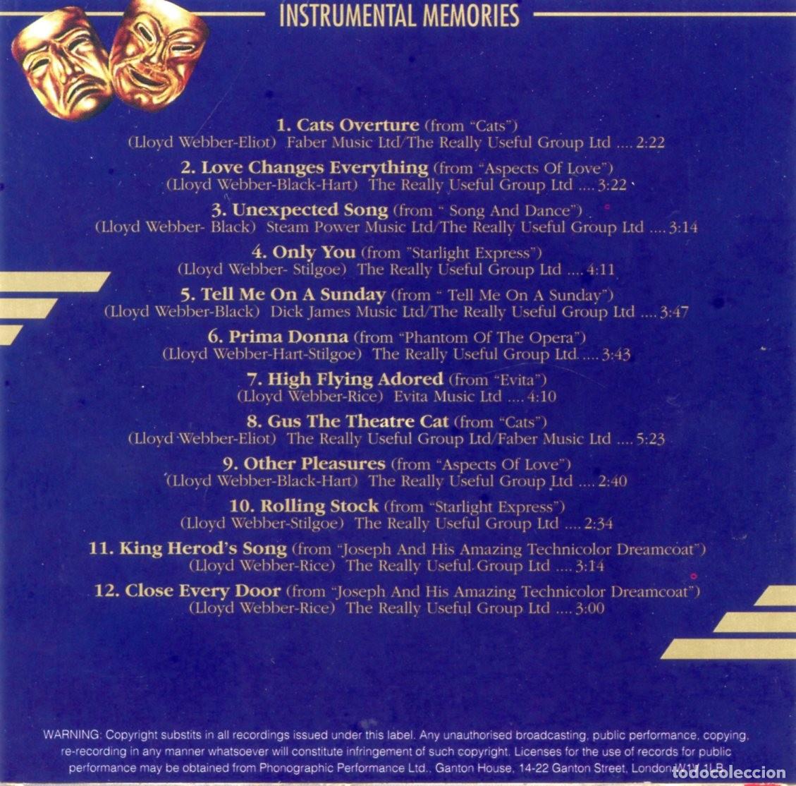 CDs de m&uacute;sica: THE ANDREW LLOYD WEBBER COLLECTION. - Foto 2