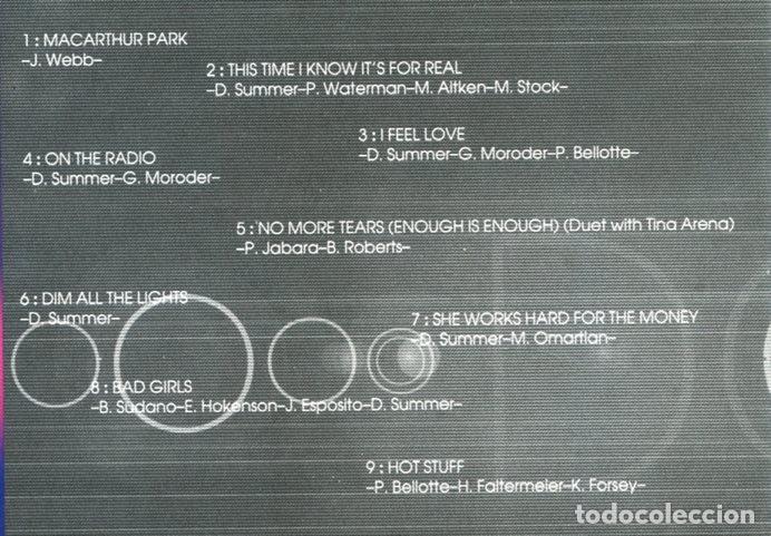 CDs de m&uacute;sica: DONNA SUMMER. LIVE & ENCORE. - Foto 2