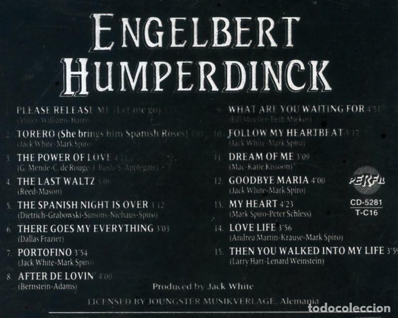 CDs de m&uacute;sica: ENGELBERT HUMPERDINCK. INCOLVIDABLE - Foto 2