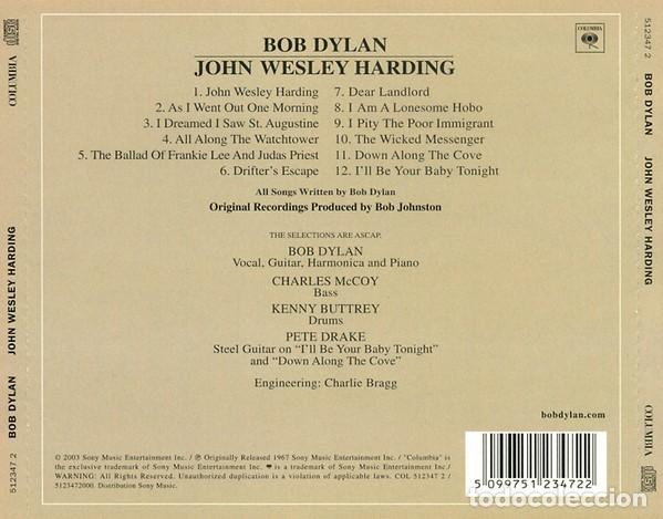 CDs de m&uacute;sica: Bob Dylan - John Wesley Harding - Foto 2