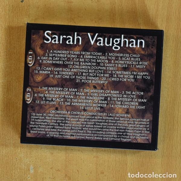 CDs de m&uacute;sica: SARAH VAUGHAN - SARAH VAUGHAN - 2 CD - Foto 2