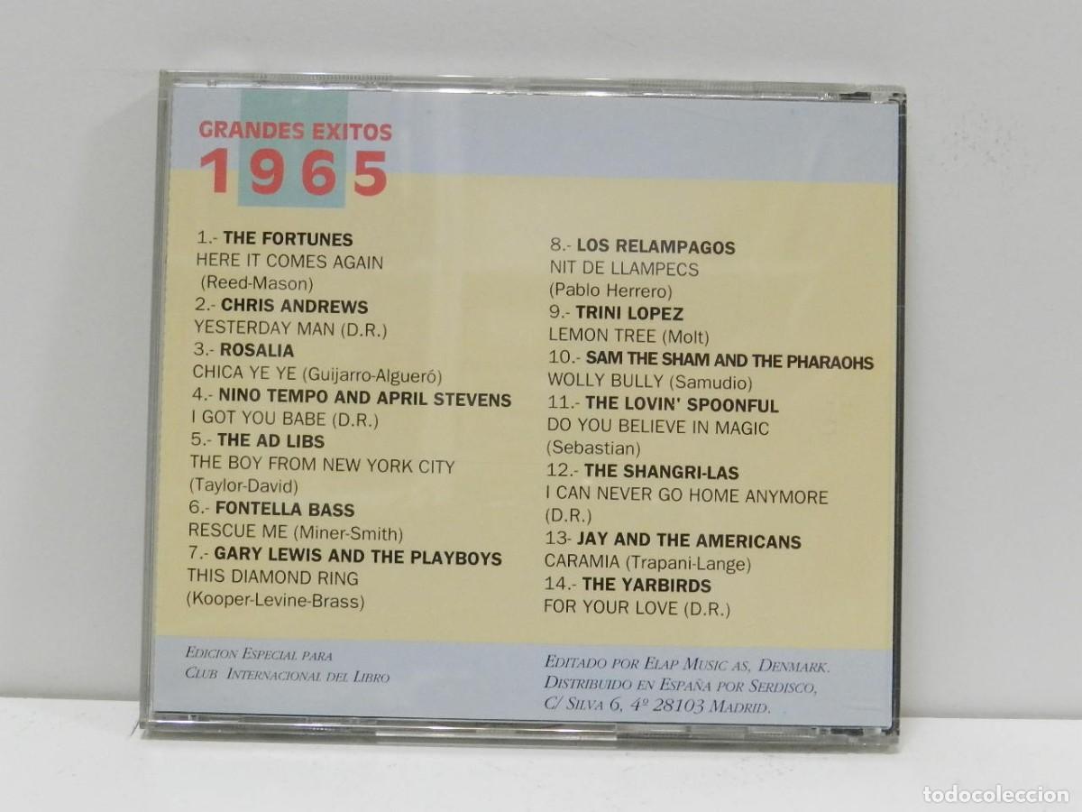CDs de m&uacute;sica: DISCO CD. Grandes &Eacute;xitos 1965. COMPACT DISC. - Foto 2