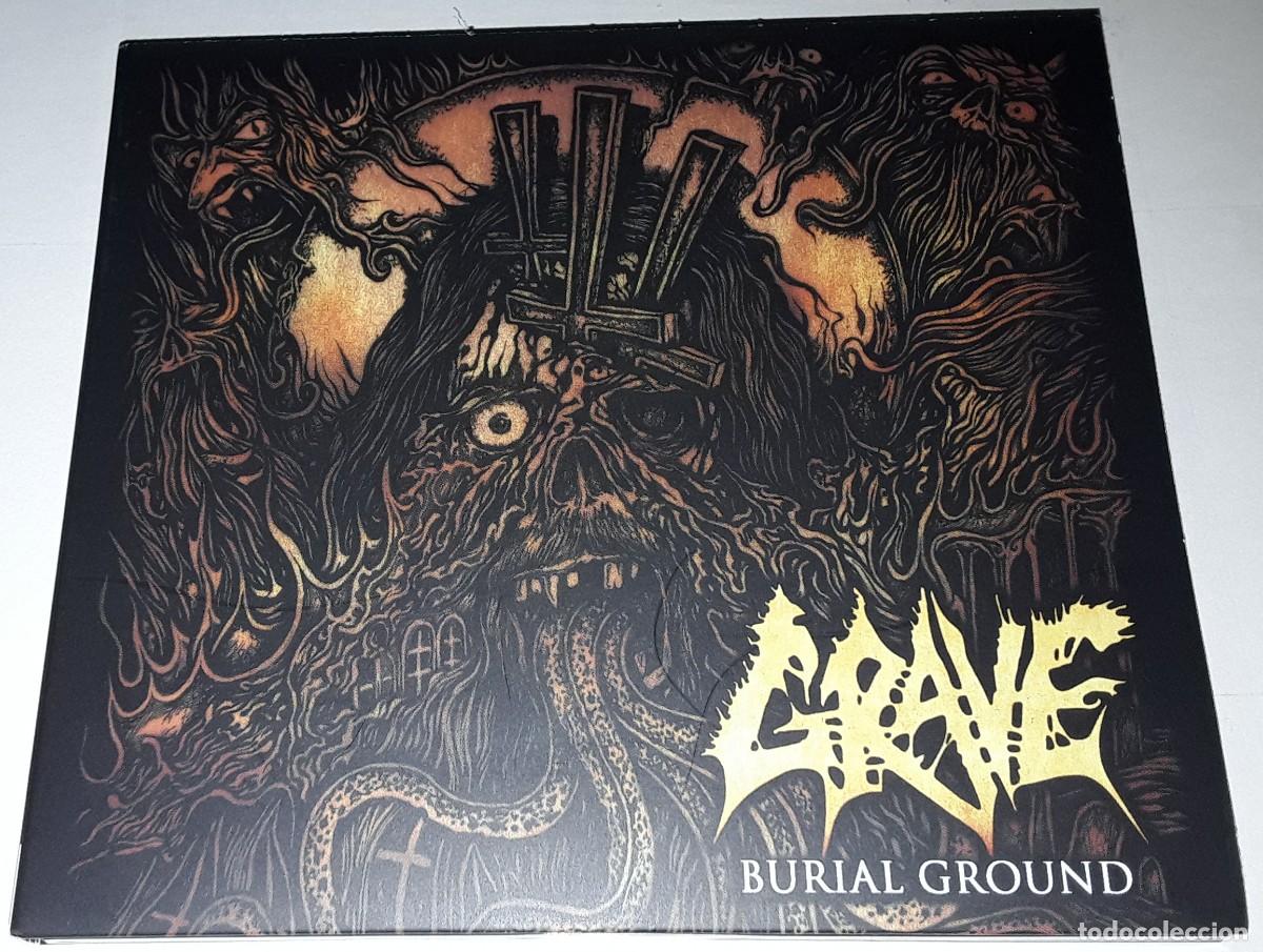 CDs de m&uacute;sica: CD - GRAVE - BURIAL GROUND - EDICI&Oacute;N LIMITADA Y NUMERADA - Foto 1