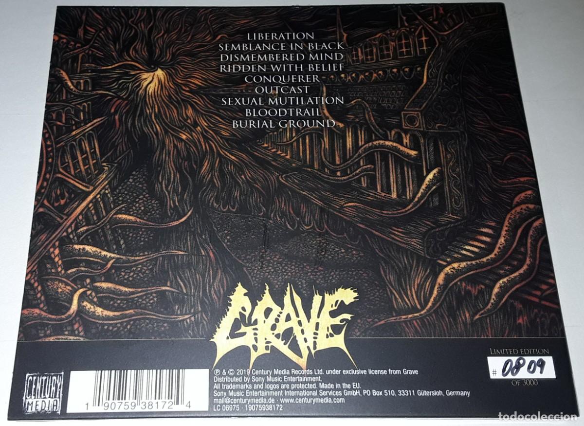CDs de m&uacute;sica: CD - GRAVE - BURIAL GROUND - EDICI&Oacute;N LIMITADA Y NUMERADA - Foto 2