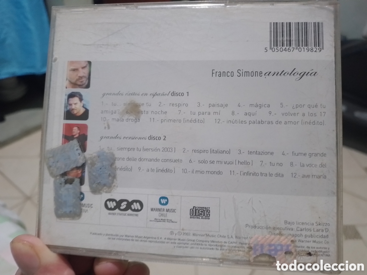 CDs de m&uacute;sica: Franco Simone CD doble Antolog&iacute;a - Foto 2