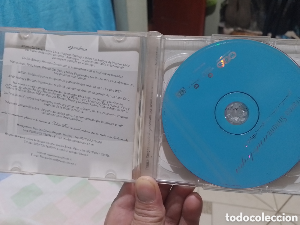 CDs de m&uacute;sica: Franco Simone CD doble Antolog&iacute;a - Foto 3