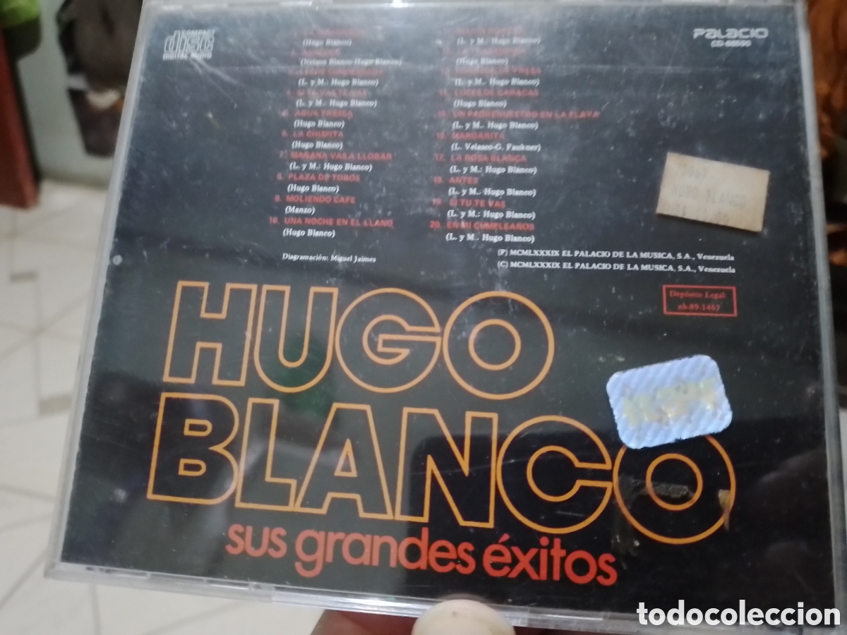 CDs de m&uacute;sica: Hugo Blanco CD SUS Exitos - Foto 2