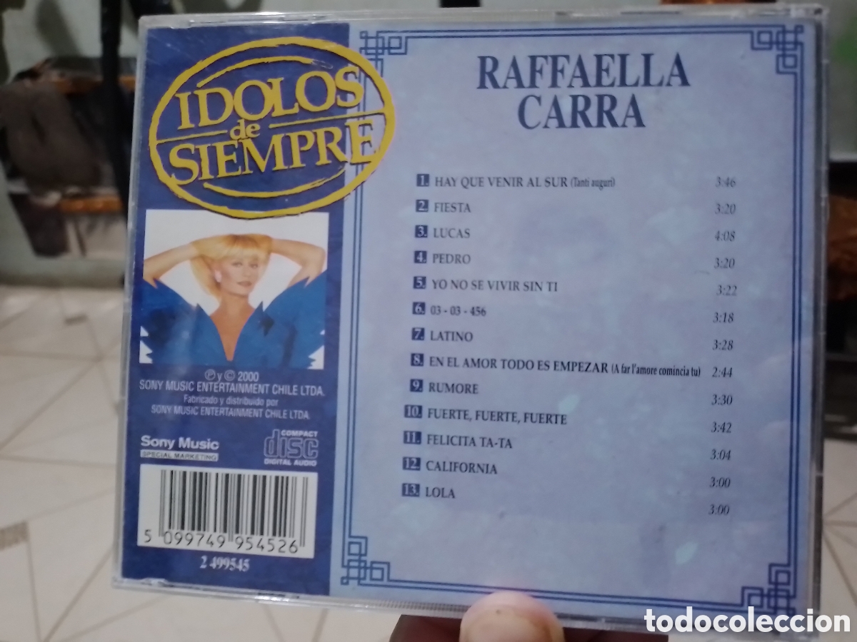 CDs de m&uacute;sica: Raffaella Carr&aacute; CD &Iacute;dolos de siempre - Foto 2