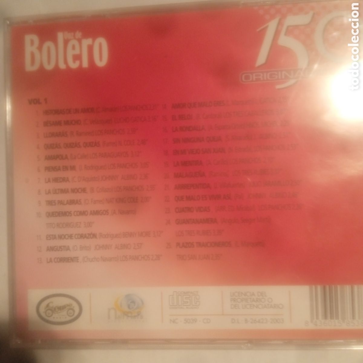 CDs de m&uacute;sica: Voz de bolero - Foto 2