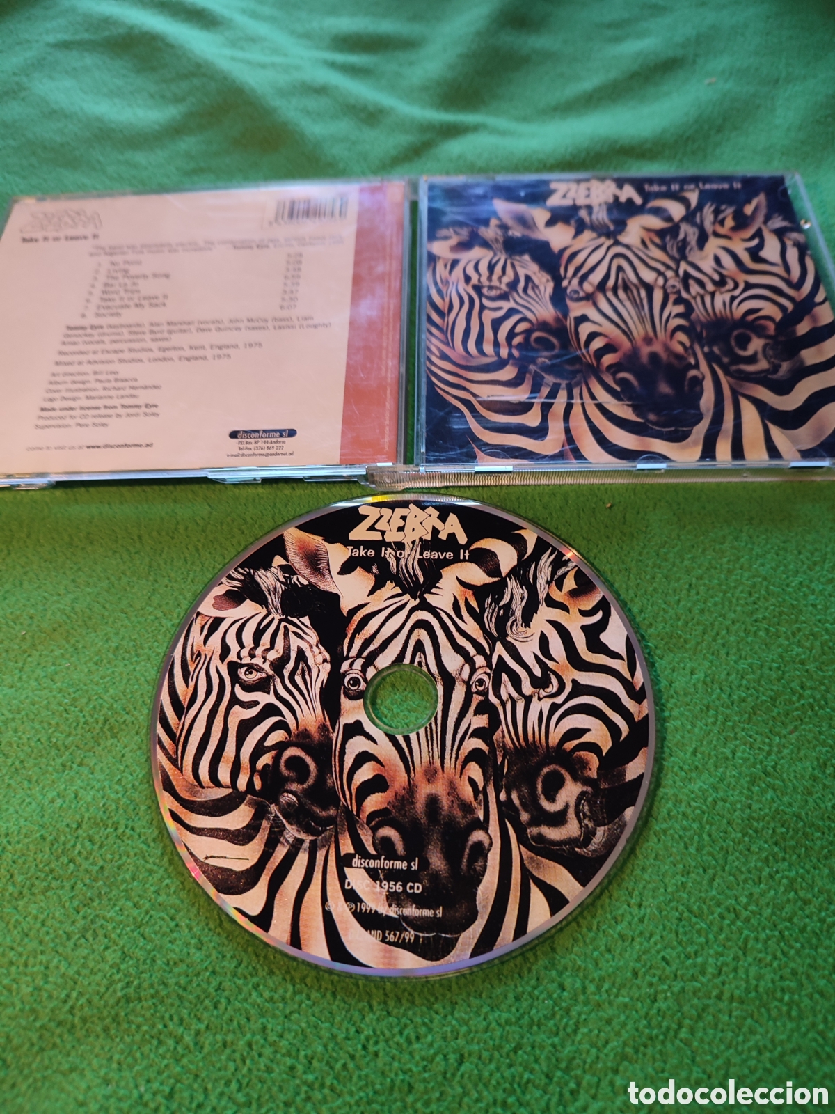 CDs de m&uacute;sica: Zzebra - Take It or leave it - Foto 2
