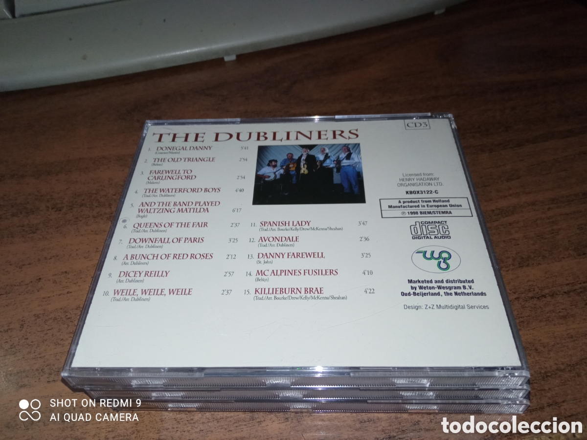 CDs de m&uacute;sica: THE DUBLINERS - THE DUBLINERS (3 CD BOX SET - 1998) - Foto 4