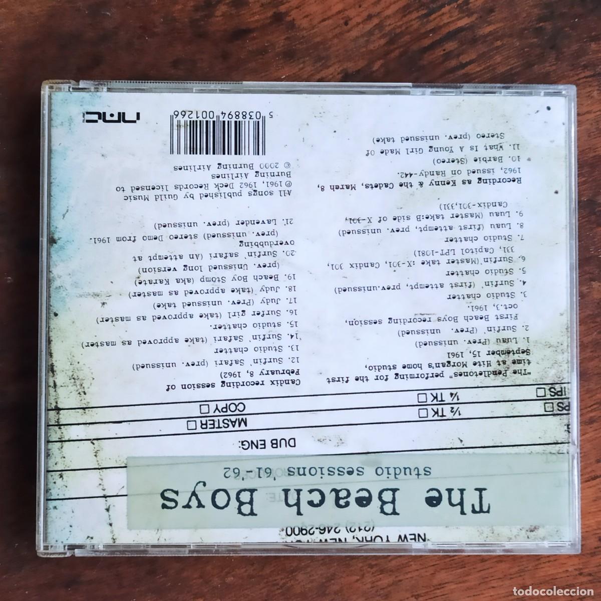 CDs de m&uacute;sica: CD The Beach Boys &ndash; Studio Sessions 61-62 - Foto 2
