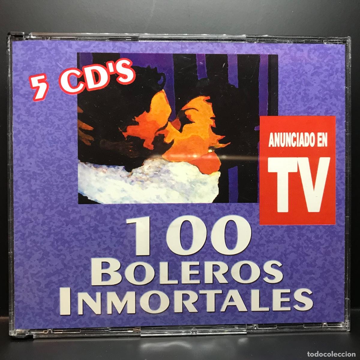 CDs de m&uacute;sica: Various ● 100 Boleros Inmortales ● 5x[CD] Compilation, Remastered - Foto 1