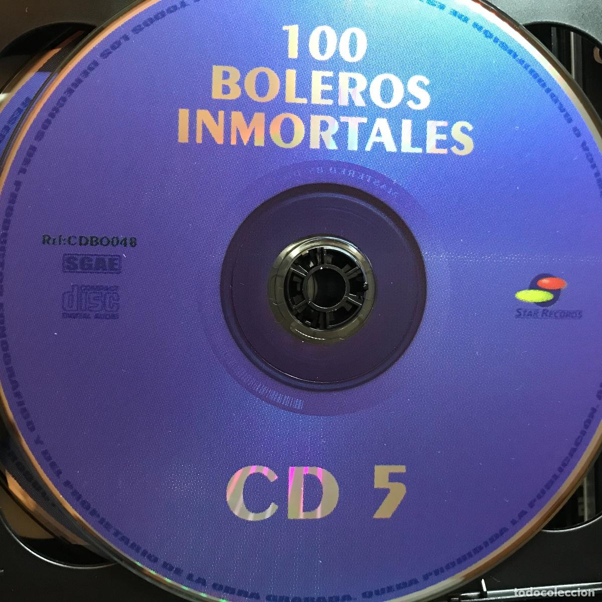 CDs de m&uacute;sica: Various ● 100 Boleros Inmortales ● 5x[CD] Compilation, Remastered - Foto 6