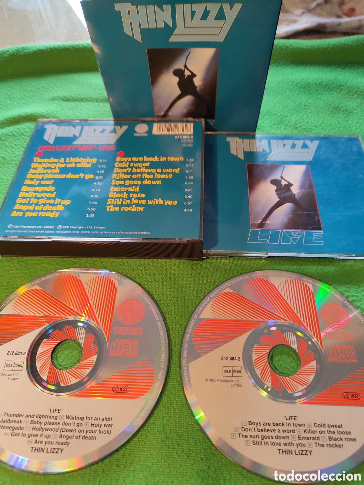 CDs de m&uacute;sica: Thin Lizzy - Life 2 cds - Foto 2