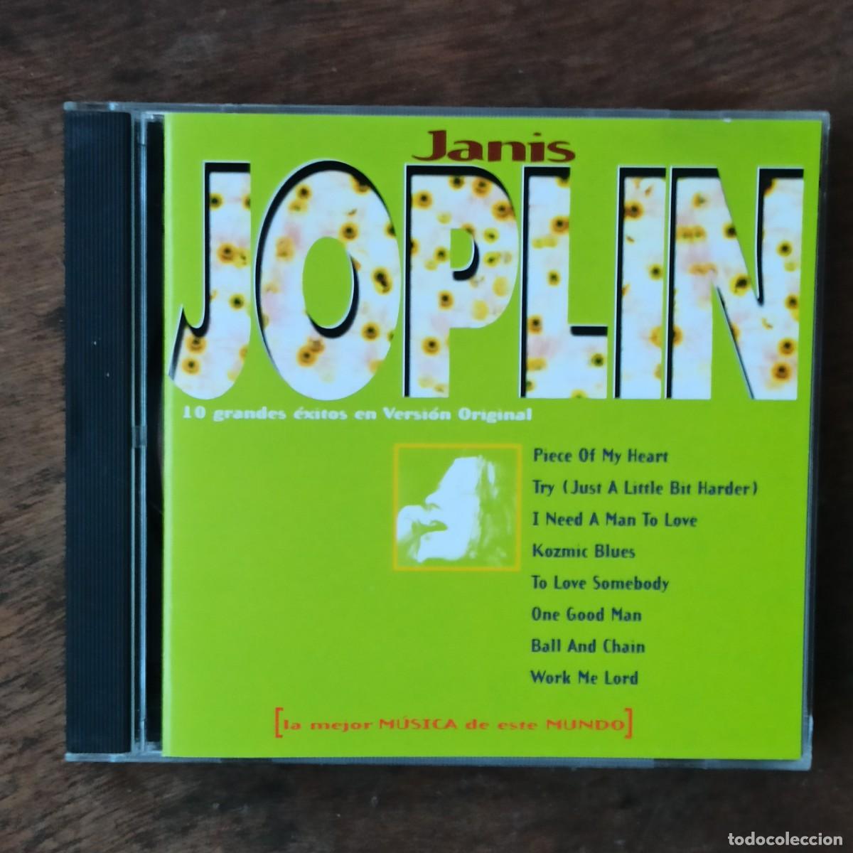 CDs de m&uacute;sica: CD Janis Joplin - 10 grandes &eacute;xitos en versi&oacute;n original - Foto 1