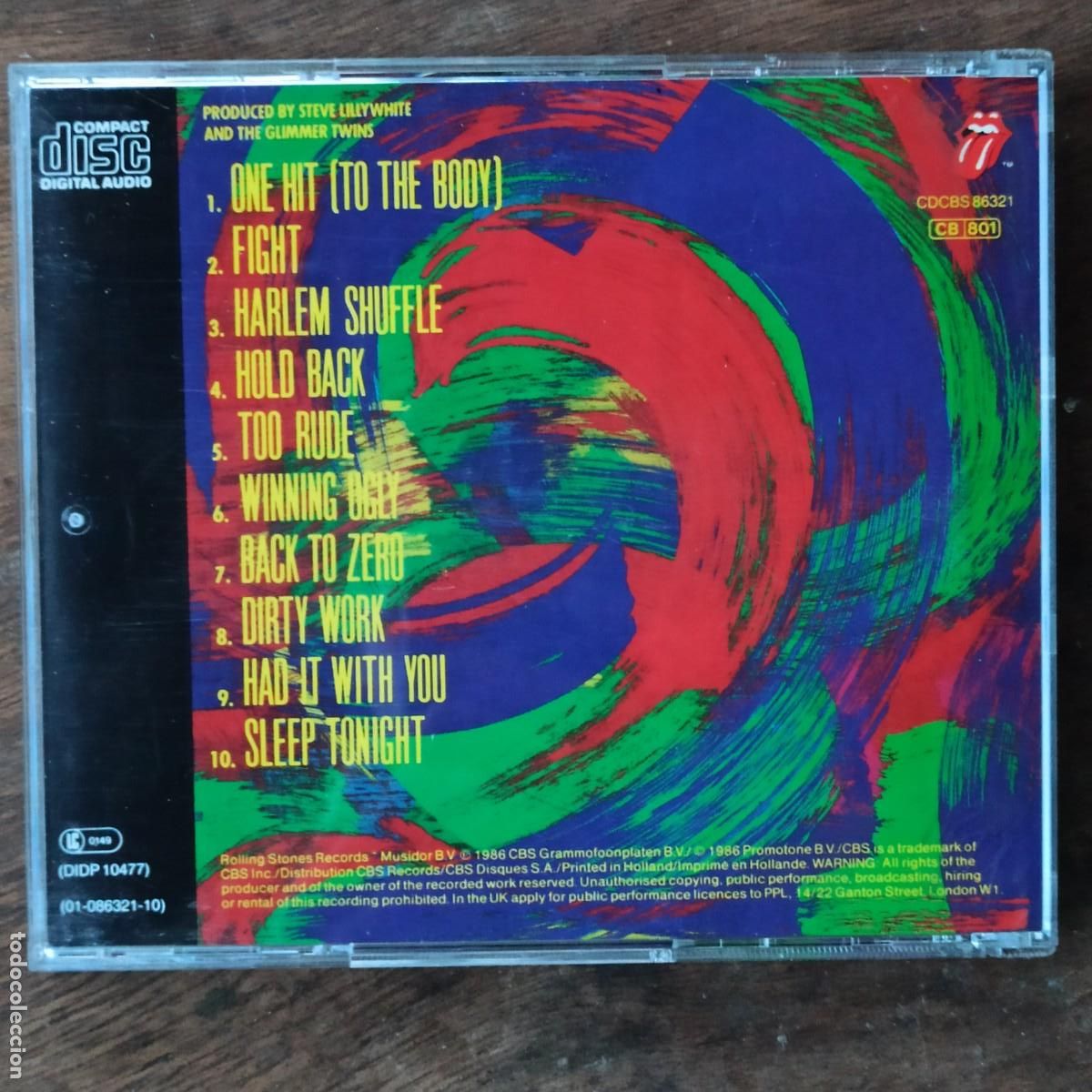 CDs de m&uacute;sica: CD The Rolling Stones &ndash; Dirty Work - Foto 2