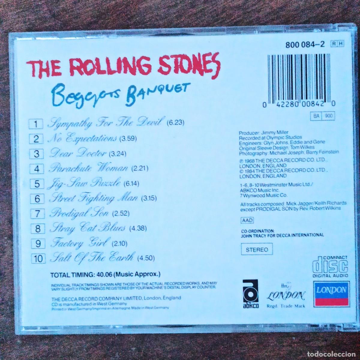CDs de m&uacute;sica: CD The Rolling Stones &ndash; Beggars Banquet - Foto 2