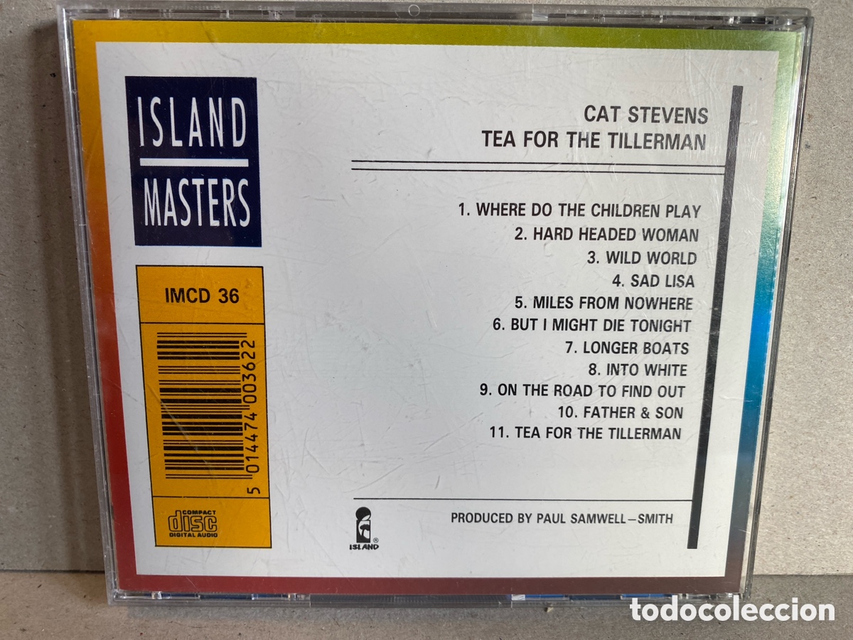 CDs de m&uacute;sica: Cat Stevens - Tea For The Tillerman (CD, Album) - Foto 2