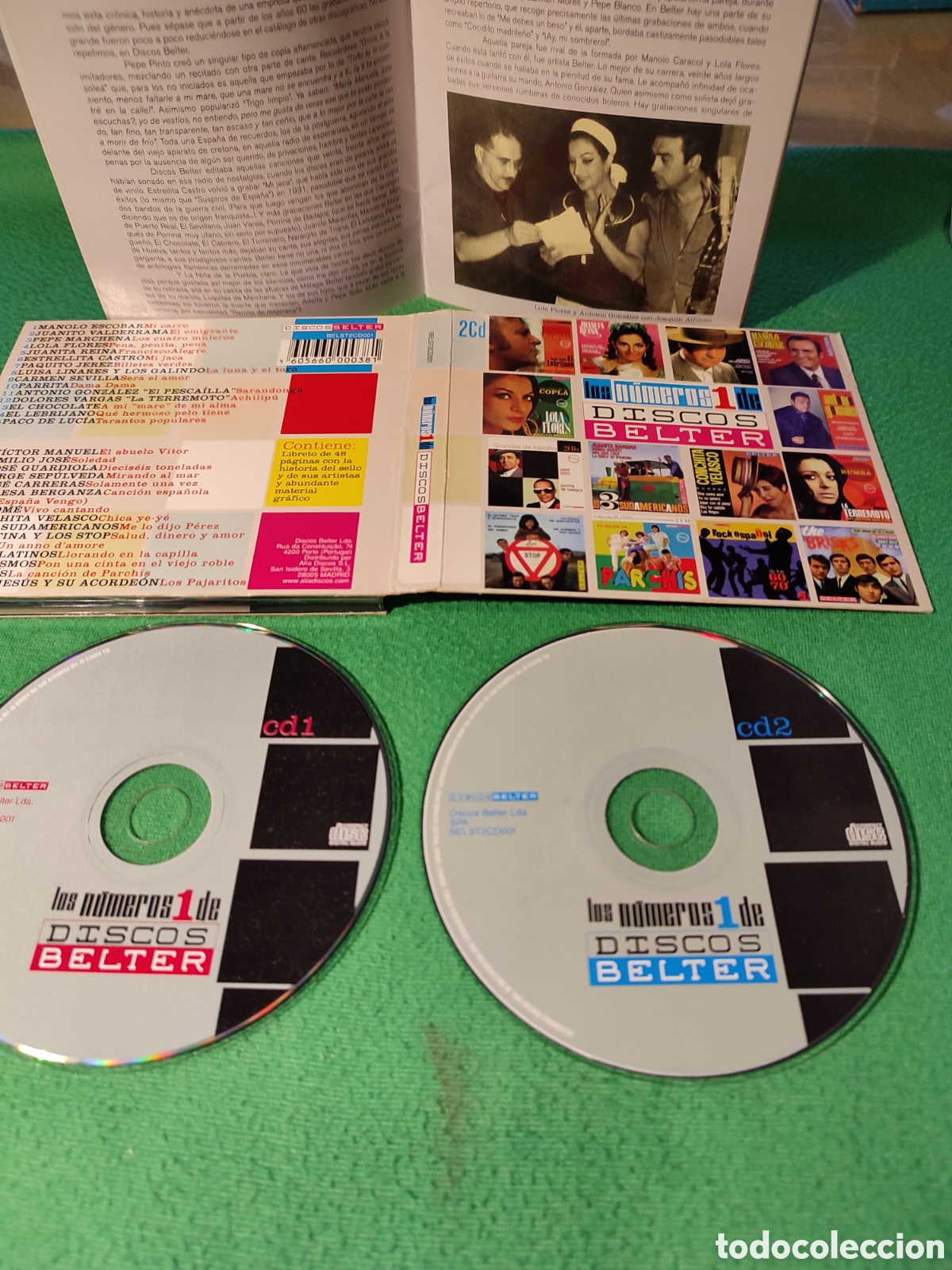CDs de m&uacute;sica: Los n&uacute;meros 1 de discos Belter 2Cds - Foto 2