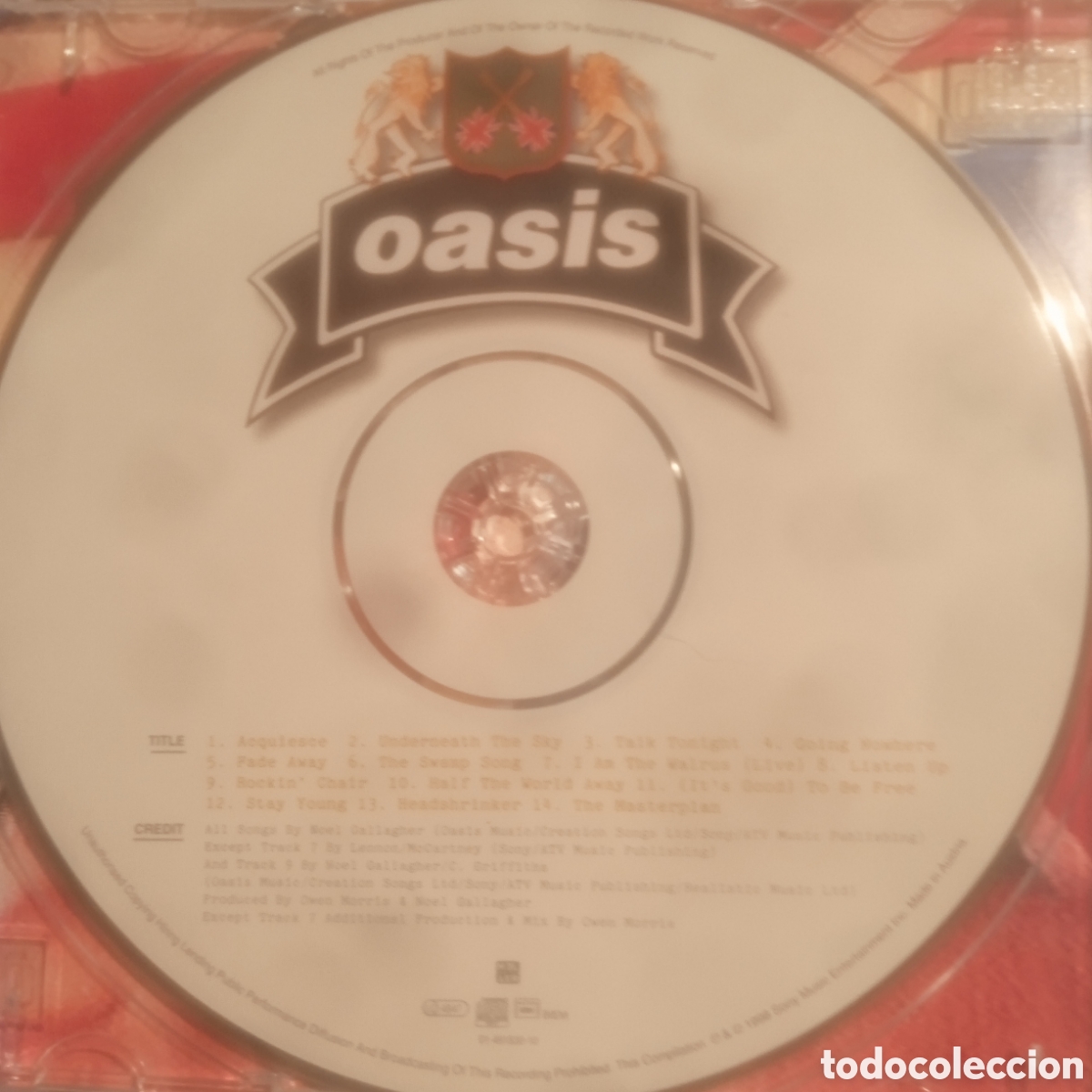 CDs de m&uacute;sica: Oasis ,the masterplan,1998 - Foto 3