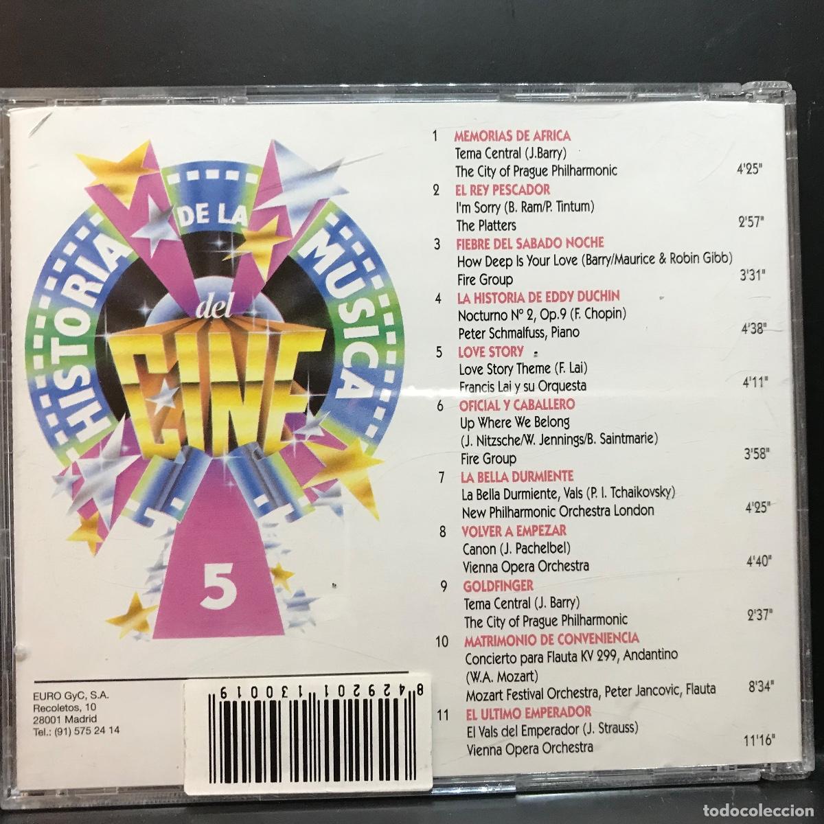 CDs de m&uacute;sica: Various ● Historia De La Musica Del Cine 4 ● [CD] Compilation - Foto 3