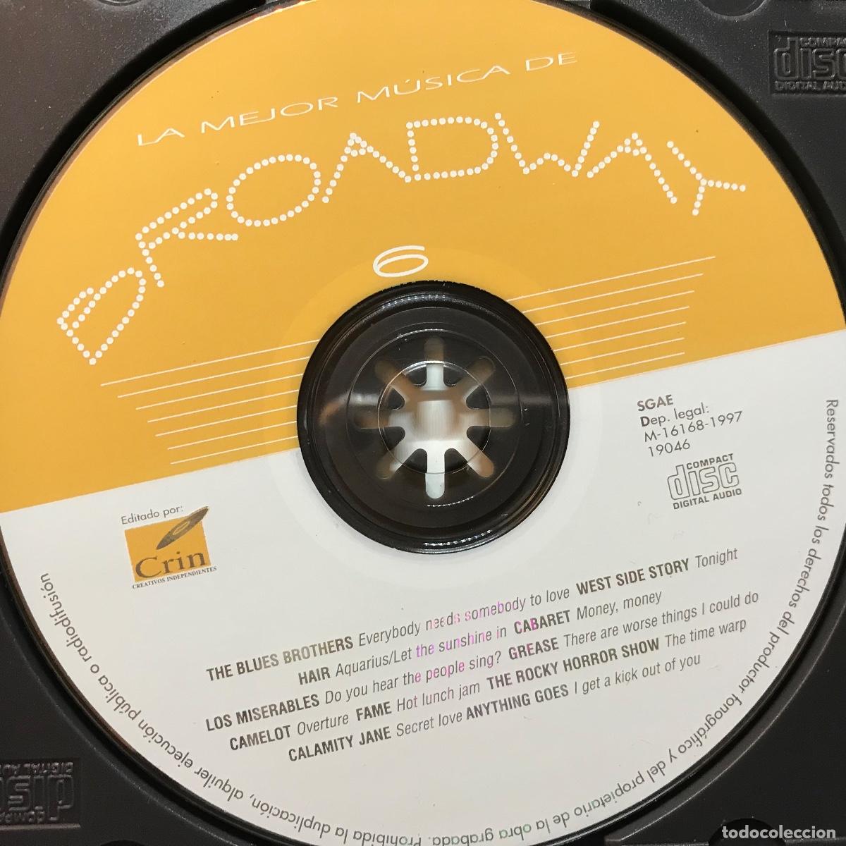 CDs de m&uacute;sica: Various ● La Mejor Musica De Broadway 6 ● [CD] Compilation - Foto 2