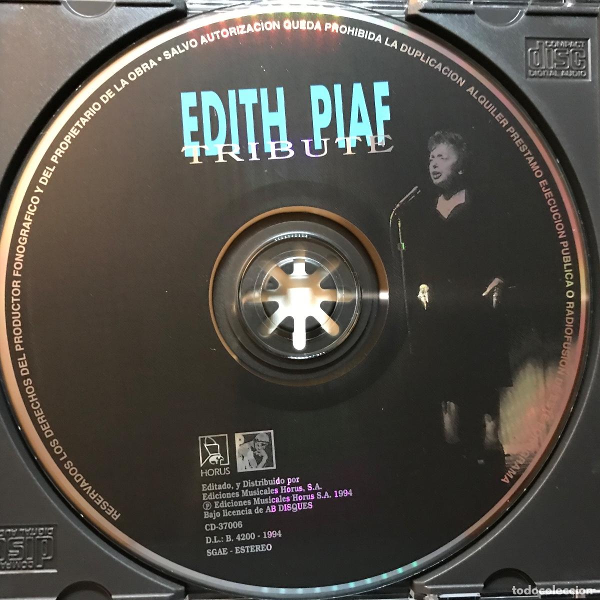CDs de m&uacute;sica: Various ● Edith Piaf Tribute ● [CD] Album, Compilation - Foto 3