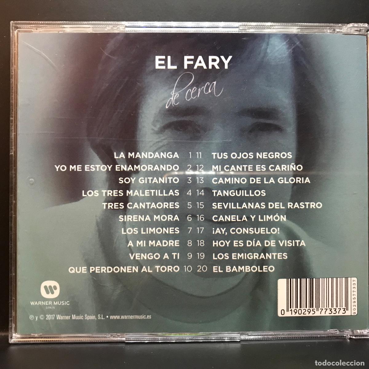 CDs de m&uacute;sica: El Fary ● DE CERCA ● [CD] Compilation - Foto 4