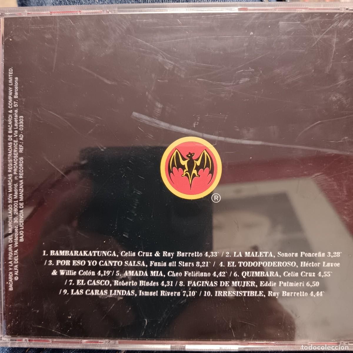 CDs de m&uacute;sica: Bacardi Black Noche de Salsa. Cd - Foto 2