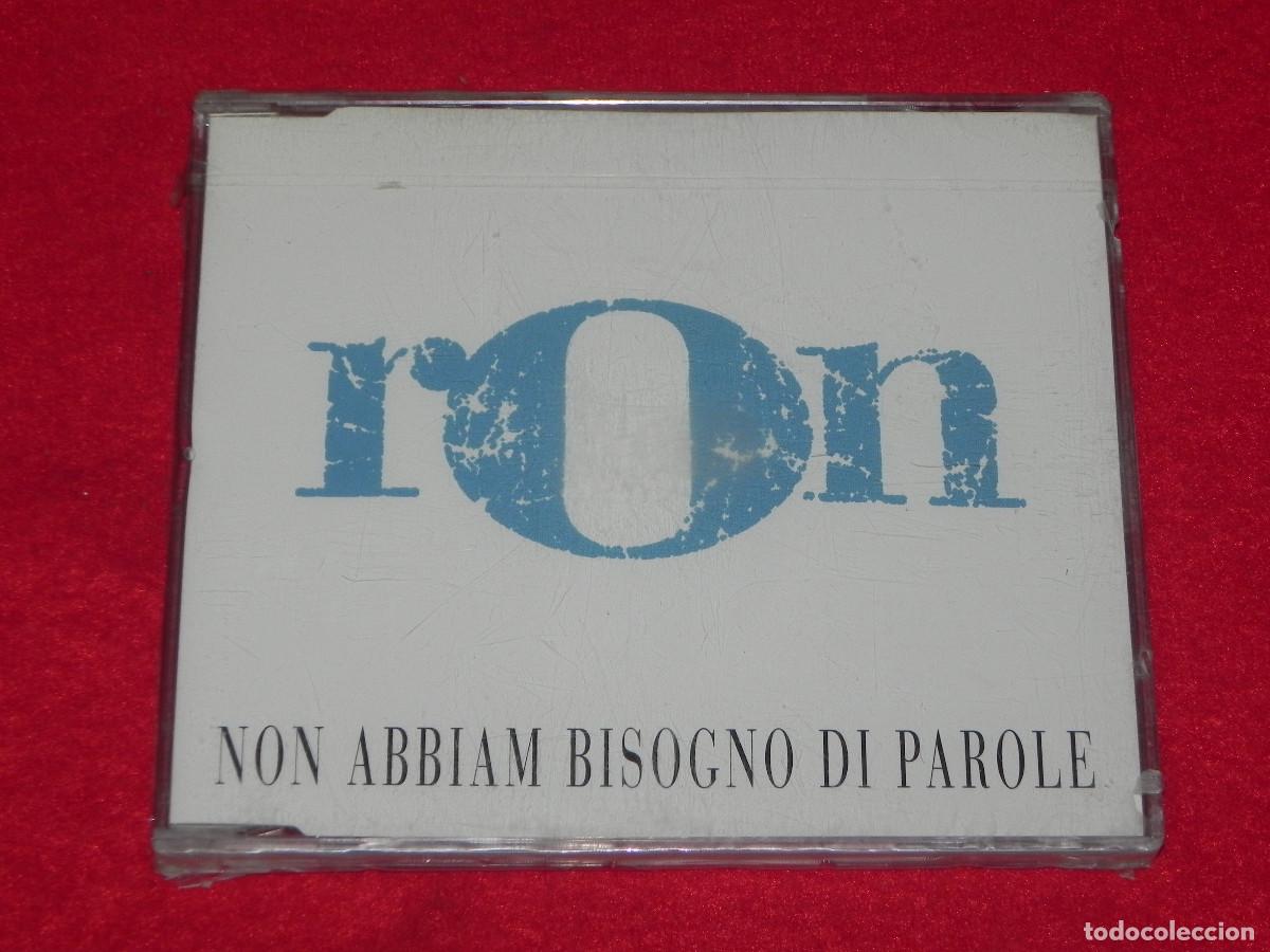 CDs de M&uacute;sica: CD Single, Nuevo, con su precinto Original de RON (Non Abbiam Bisogno Di Parole)