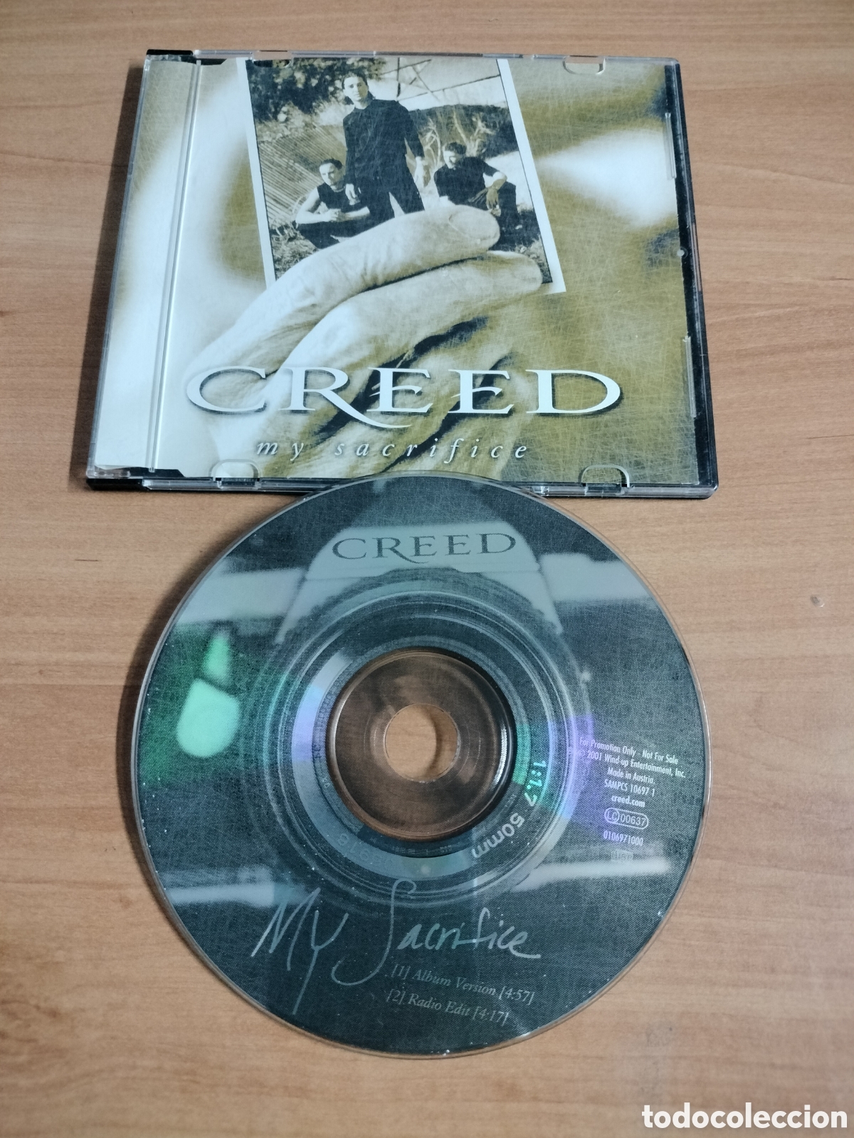 CDs de m&uacute;sica: Creed - My sacrifice - CD single ( 2 canciones ) - Foto 1