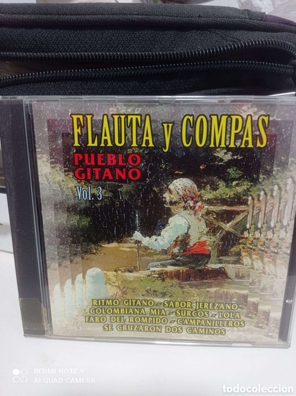 CDs de m&uacute;sica: Flauta y comp&aacute;s volumen tres pueblo gitano - Foto 1