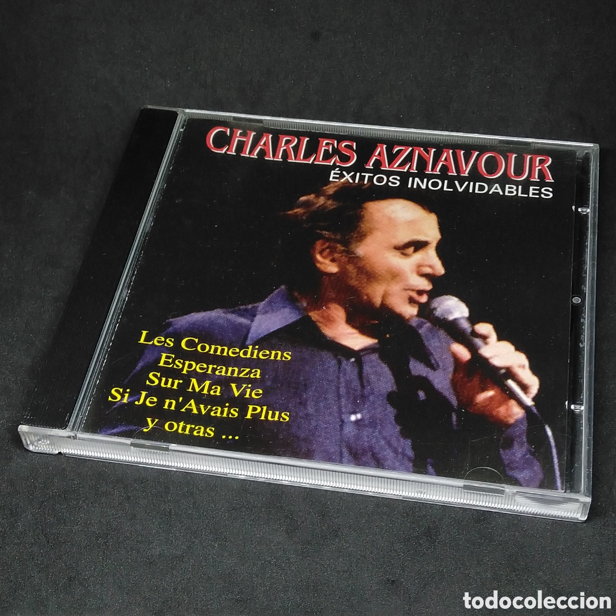 CDs de m&uacute;sica: CHARLES AZNAVOUR - EXITOS INOLVIDABLES - 1994 - DISCO VERIFICADO - Foto 1
