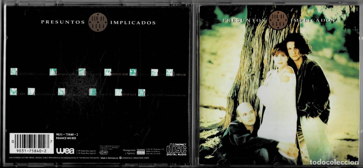 CDs de m&uacute;sica: PRESUNTOS IMPLICADOS SER DE AGUA. CD-GRUPESP-671 - Foto 1