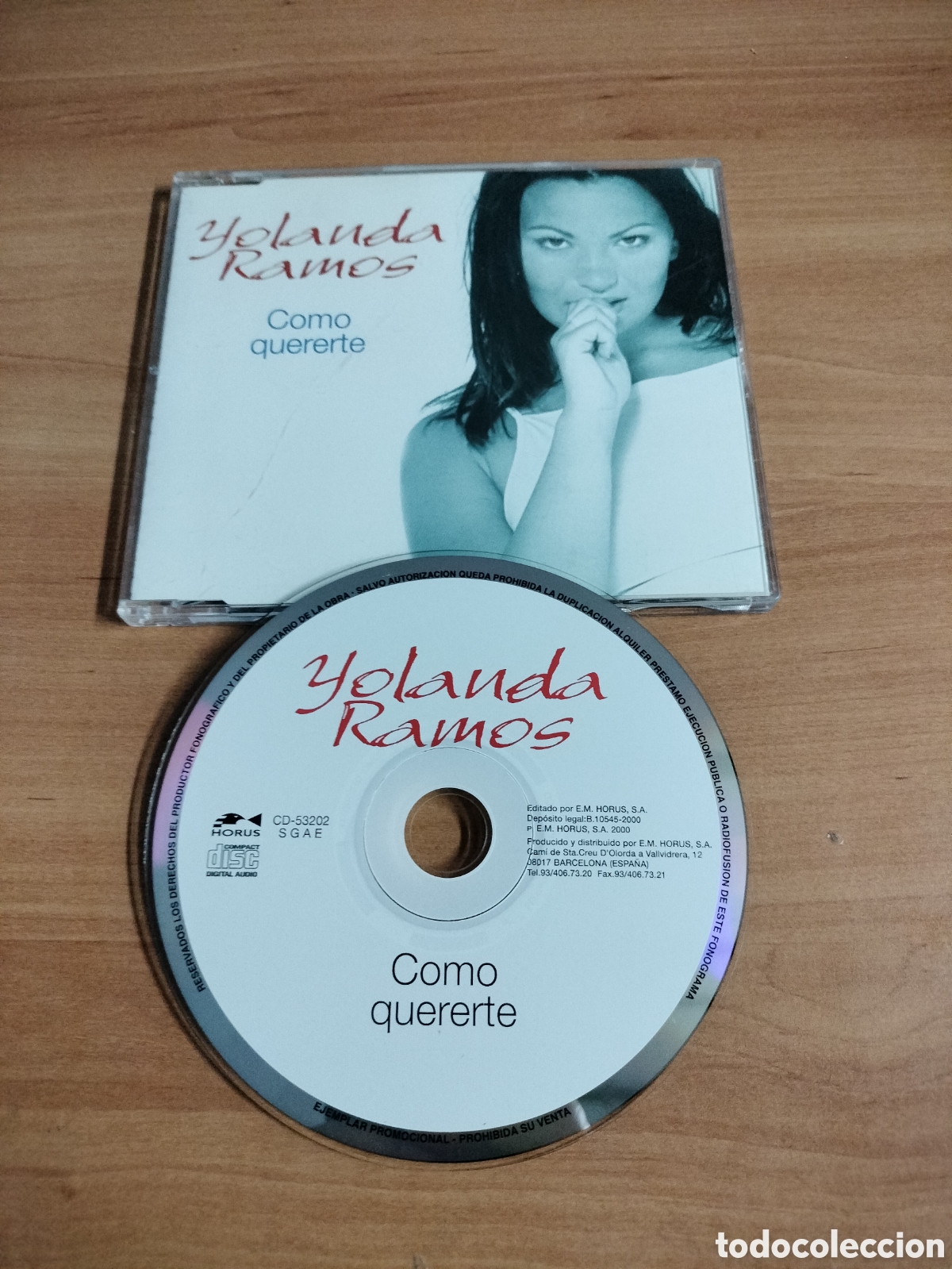 CDs de m&uacute;sica: Yolanda Ramos - Como quererte - CD single ( 1 canci&oacute;n ) - Foto 1