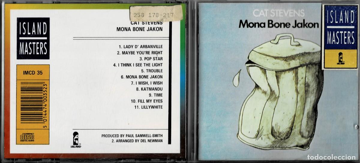 CDs de m&uacute;sica: CAT STEVENS MONA BONE JAKON. CD-SOLEXT-1298 - Foto 1