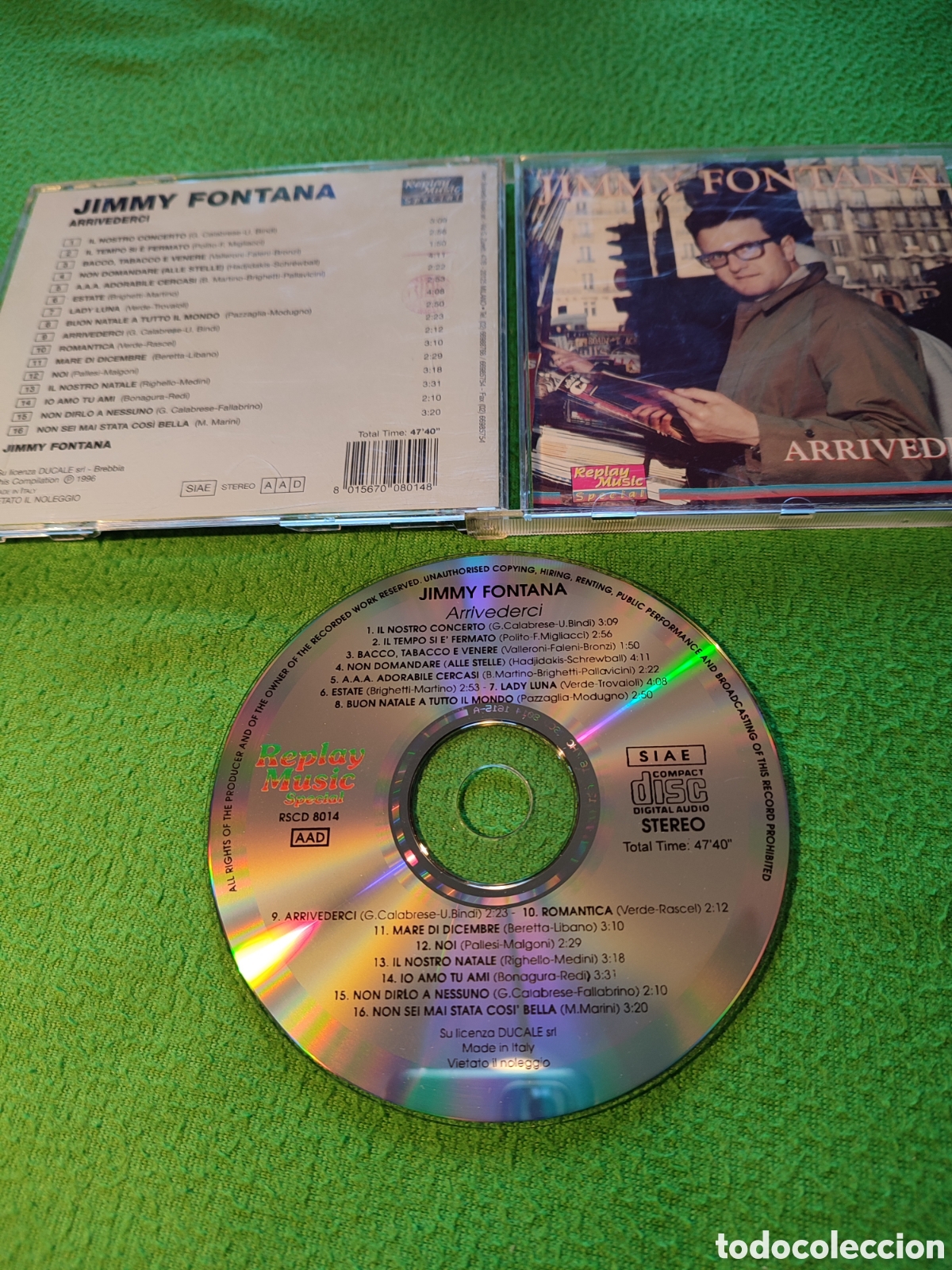 CDs de m&uacute;sica: Jimmy Fontana - Arrivederci - Foto 2