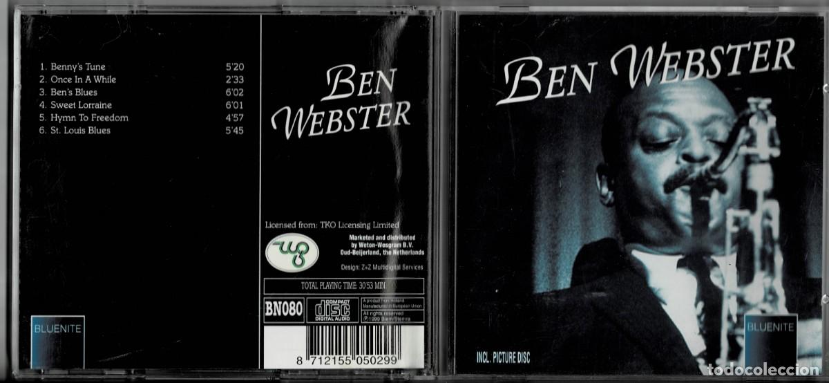 CDs de m&uacute;sica: BEN WEBSTER. CD-SOLEXT-1303 - Foto 1