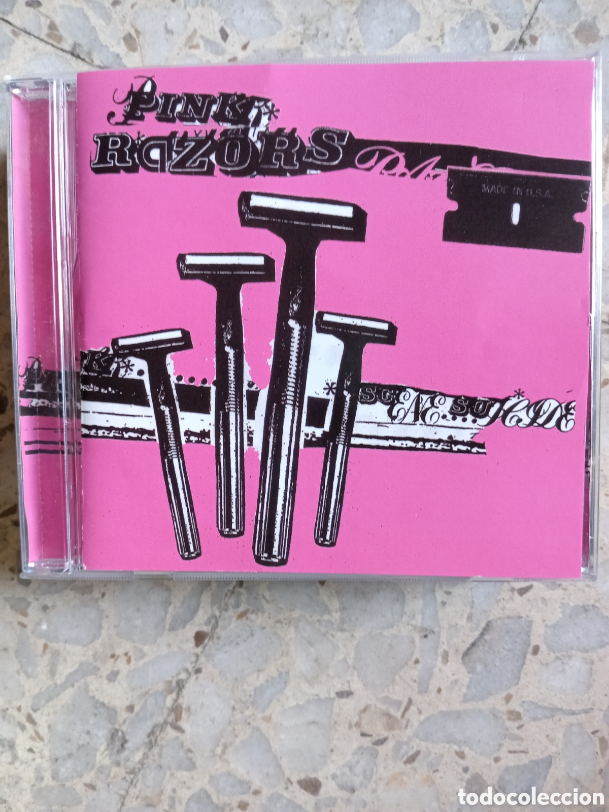 CDs de m&uacute;sica: CD PINK RAZORS SCENE SUICIDE - Foto 1