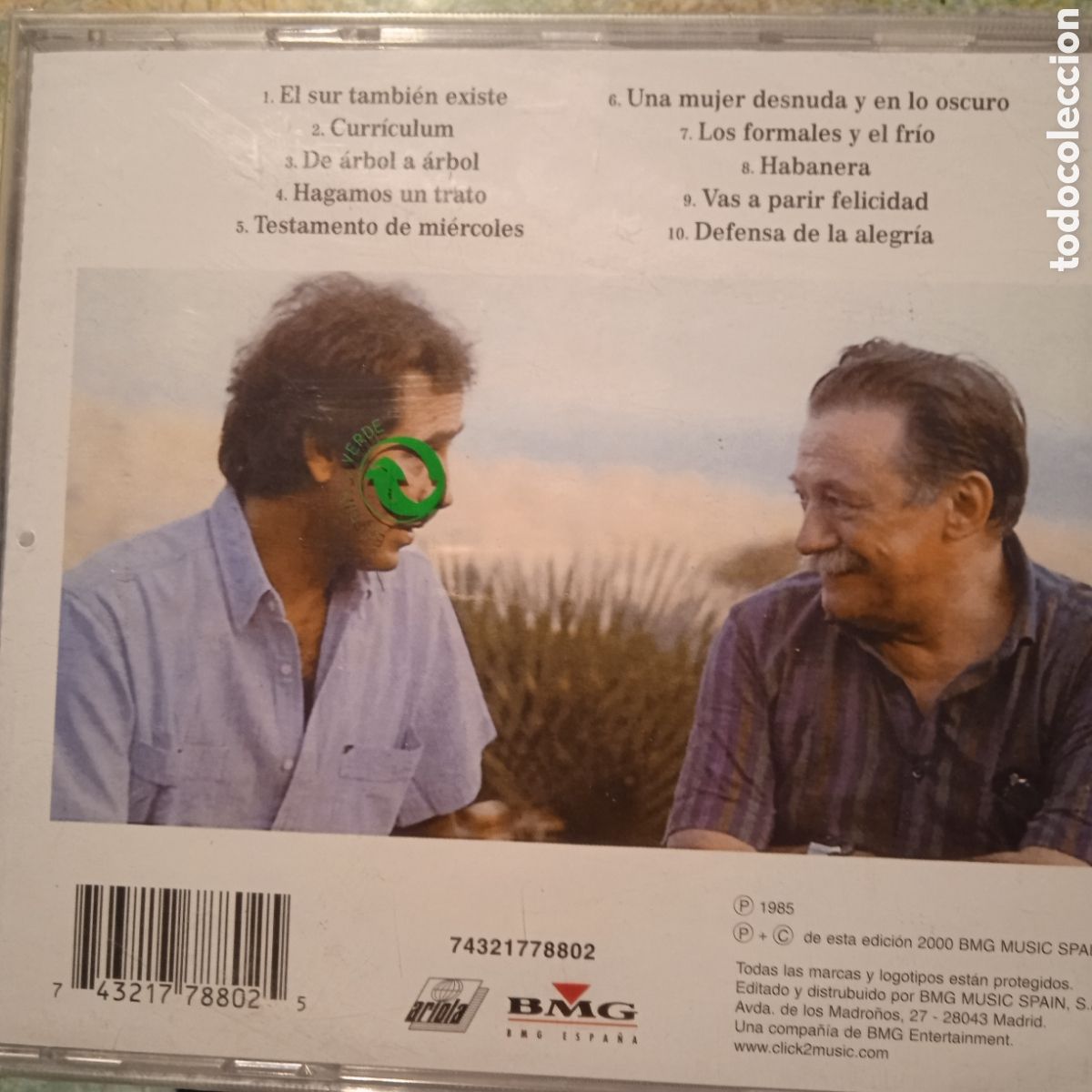 CDs de m&uacute;sica: Precintado,serrat,el sur tambi&eacute;n existe - Foto 2