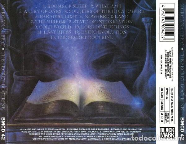 CDs de m&uacute;sica: Morgana Lefay &lrm;&ndash; The Secret Doctrine - CD - Foto 2